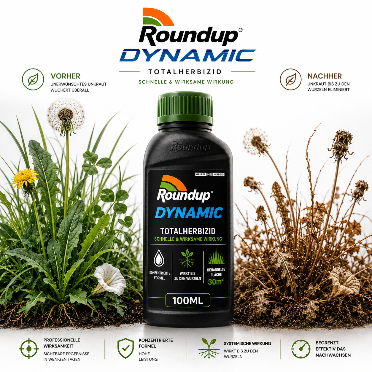 Roundup Professionell Dynamic - 100ML